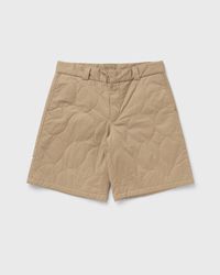 Logo Pattern Quilted Shorts