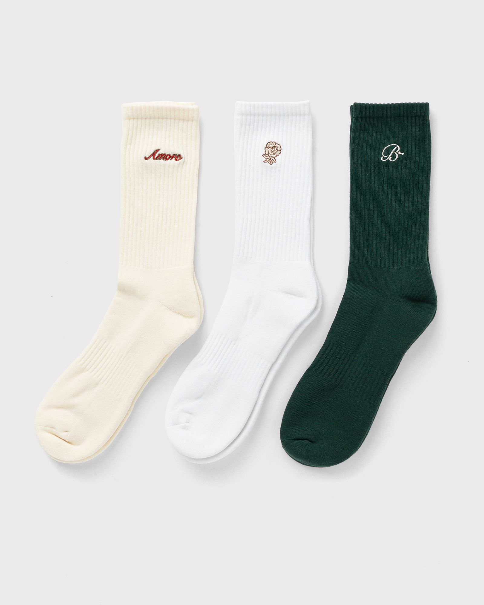 Embroidered Socks (3-Pack)
