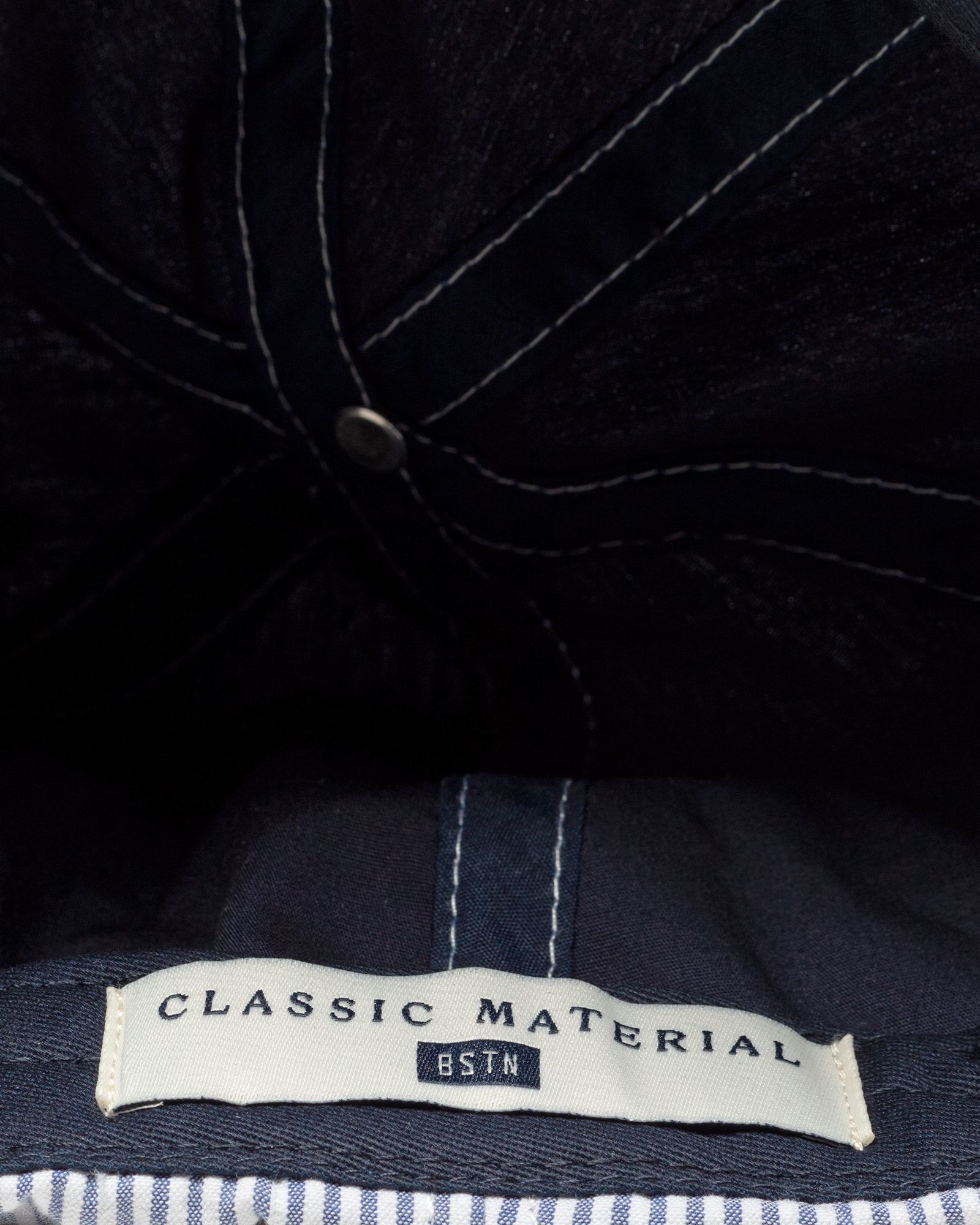 Classic Material Seersucker 6 Panel Cap 