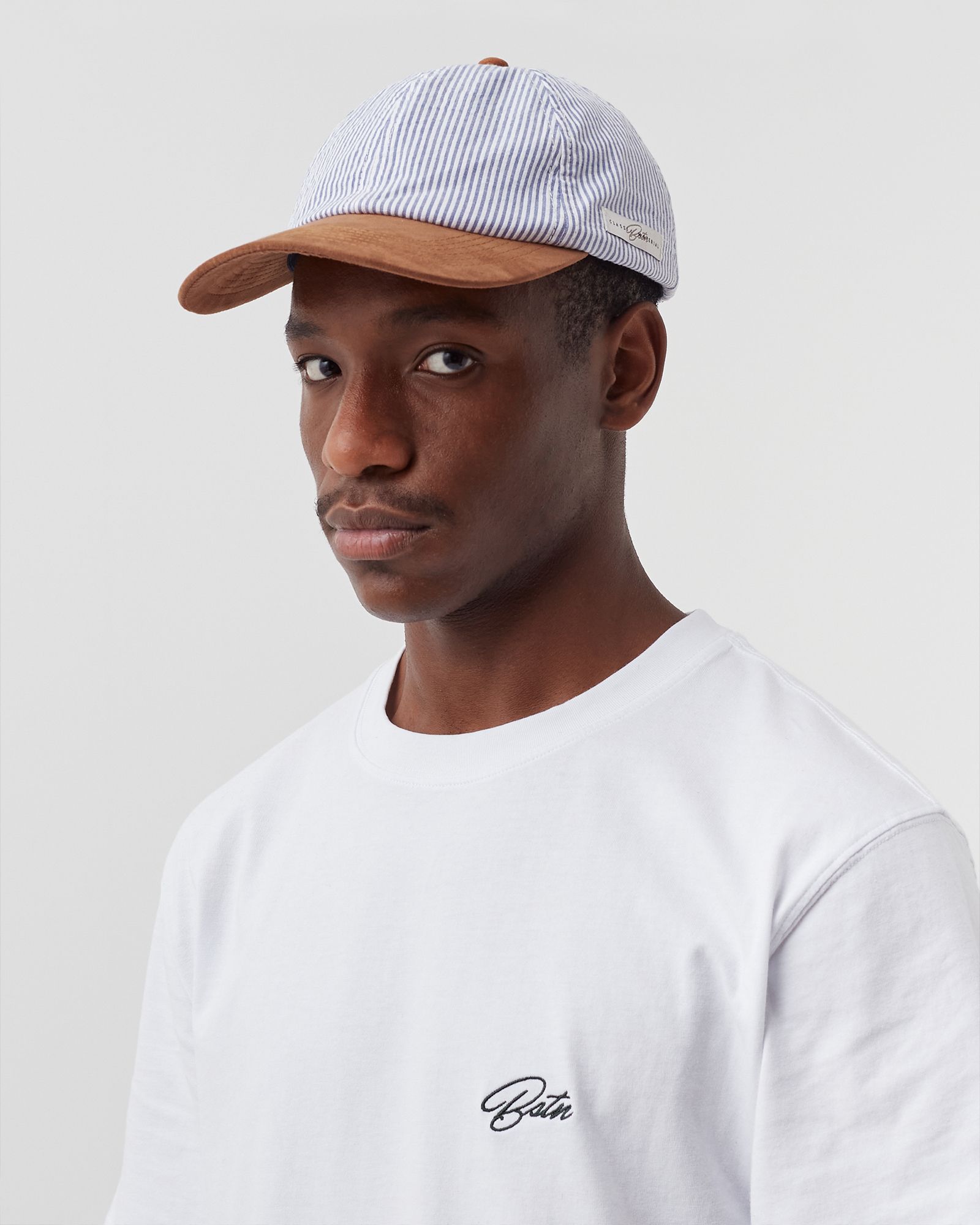 Classic Material Seersucker 6 Panel Cap 