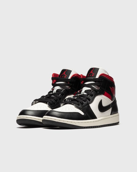 Jordan WMNS Air Jordan I Mid ‘Black Gym Red‘ Black - BLACK/GYM RED-SAIL