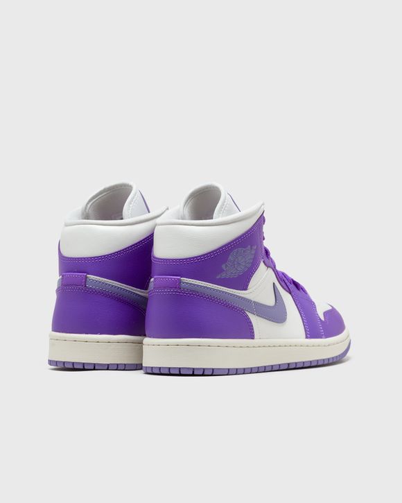 Jordan WMNS AIR JORDAN 1 MID 'Action Grape' Purple/White - ACTION GRAPE/SKY  J LT PURPLE-SAIL