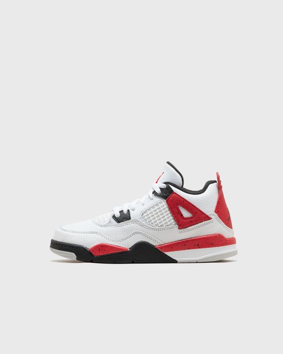 Jordan JORDAN 4 RETRO (PS) 'Red Cement' White - WHITE/FIRE  RED-BLACK-NEUTRAL GREY