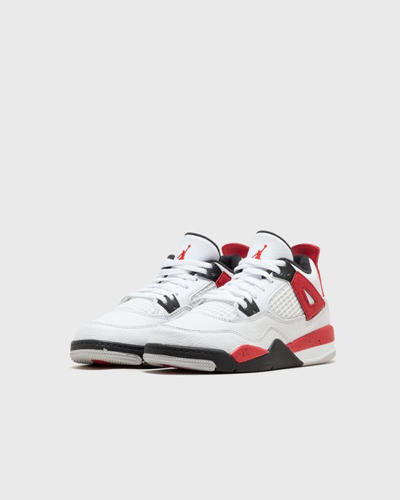 Jordan JORDAN 4 RETRO (PS) 'Red Cement' White - WHITE/FIRE  RED-BLACK-NEUTRAL GREY