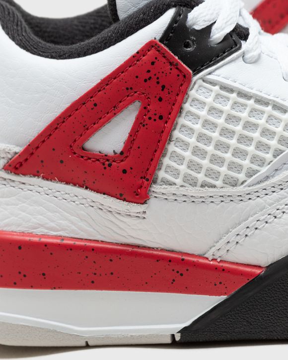 Jordan JORDAN 4 RETRO (PS) 'Red Cement' White - WHITE/FIRE  RED-BLACK-NEUTRAL GREY