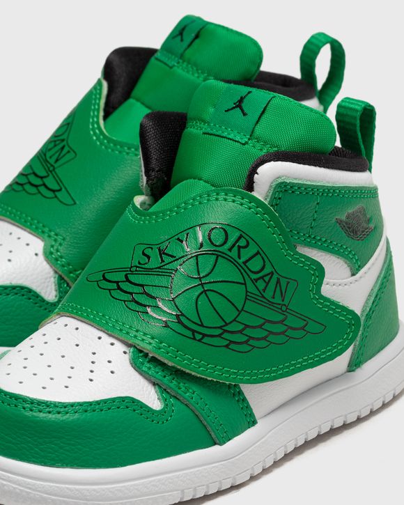 Jordan Sky Jordan 1 TD Green LUCKY GREEN BLACK WHITE