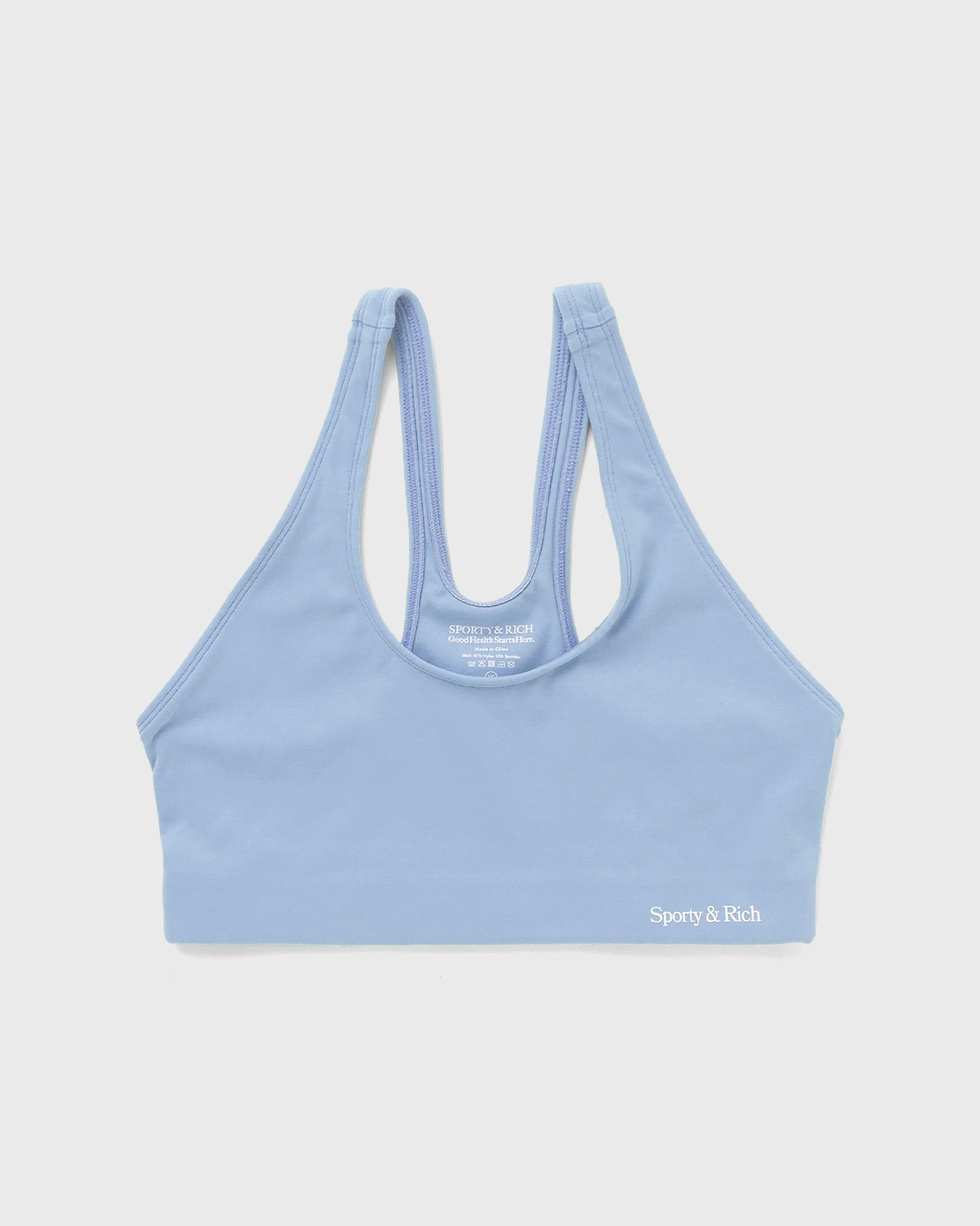 Serif Logo Sports Bra