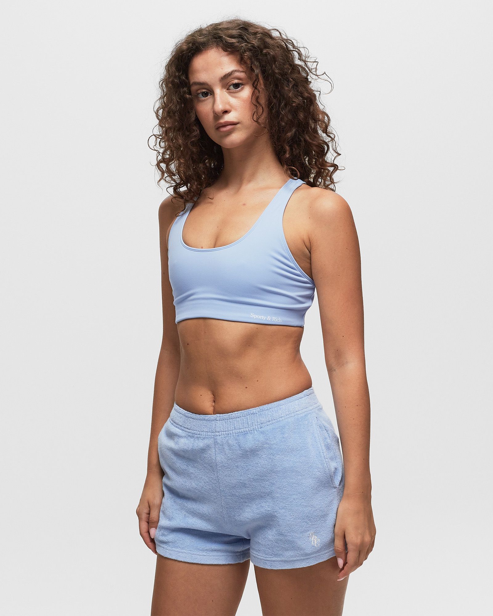 Serif Logo Sports Bra