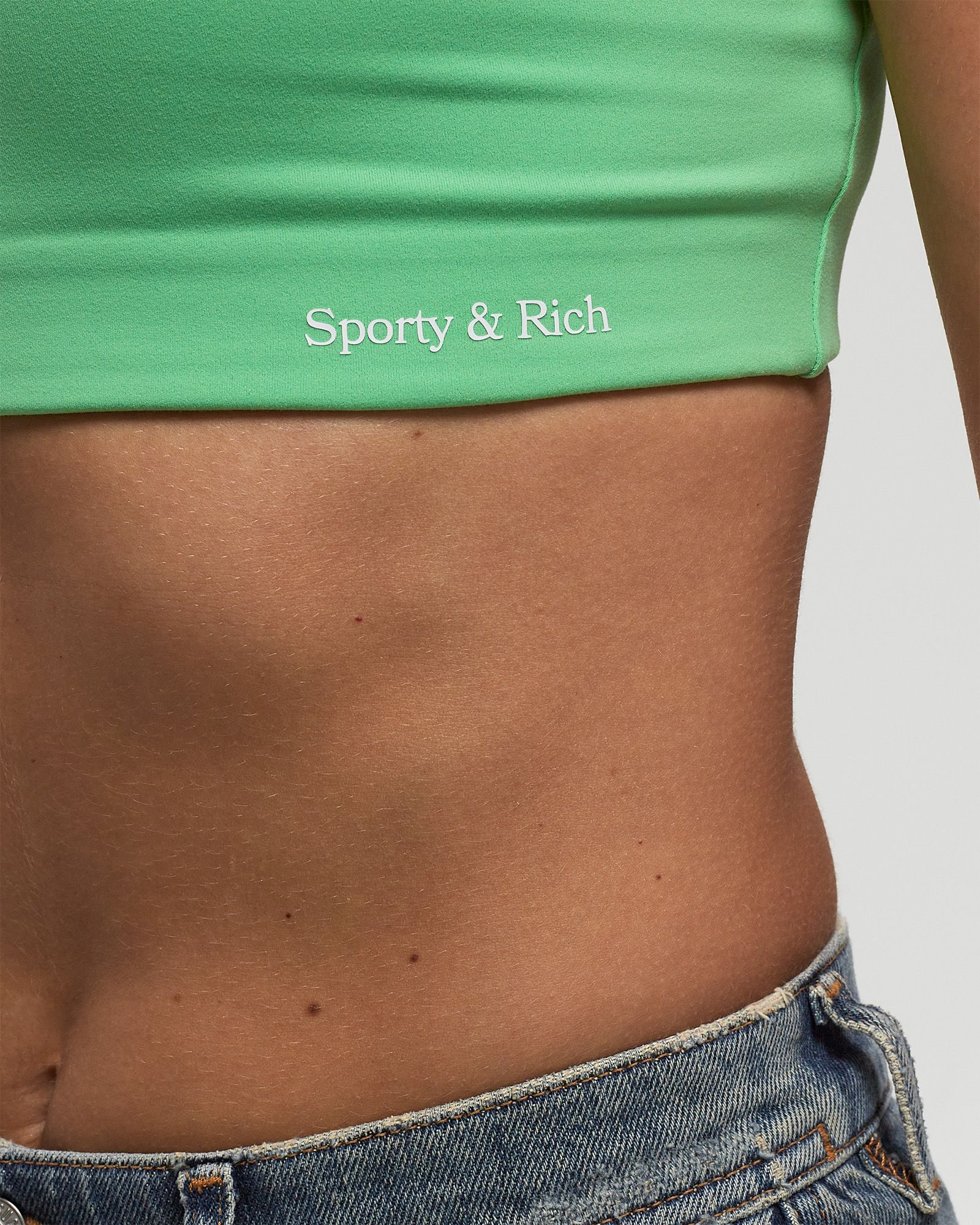 Serif Logo Sports Bra