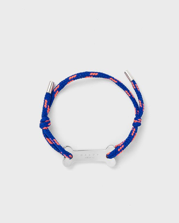 【関税&送料込】Marni Bracelet leather-logo-bracelet-in-coal-