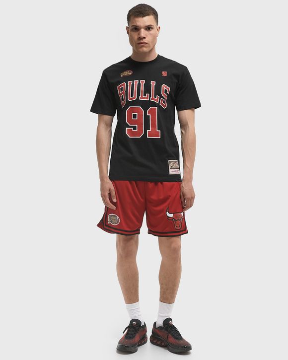 Thumbnail - NBA OVERTIME WIN MESH SHORTS VINTAGE LOGO CHICAGO BULLS