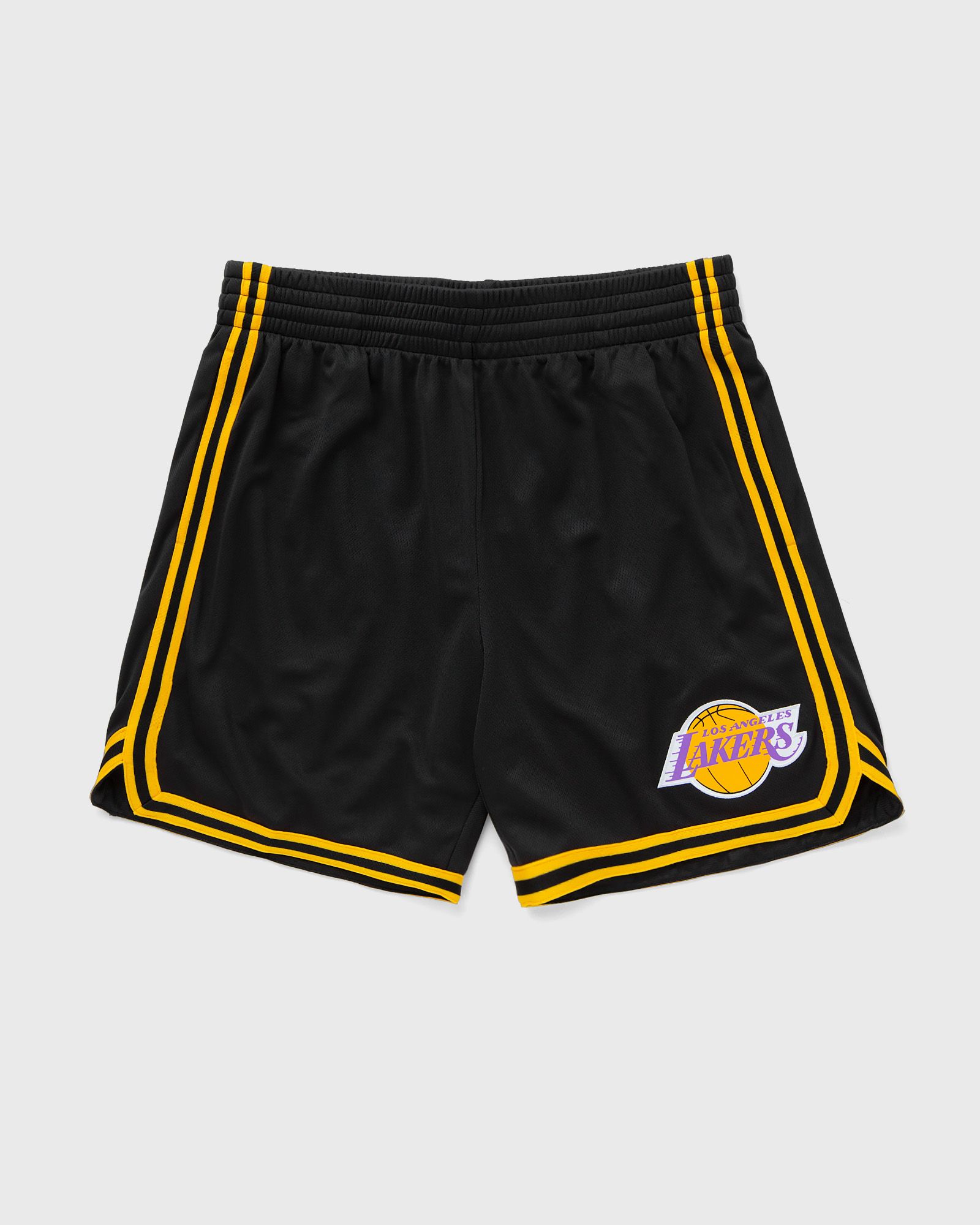 NBA OVERTIME WIN MESH SHORTS VINTAGE LOGO LOS ANGELES LAKERS