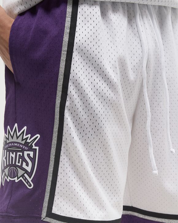 NBA WHITE SHORTS SACRAMENTO KINGS 2001