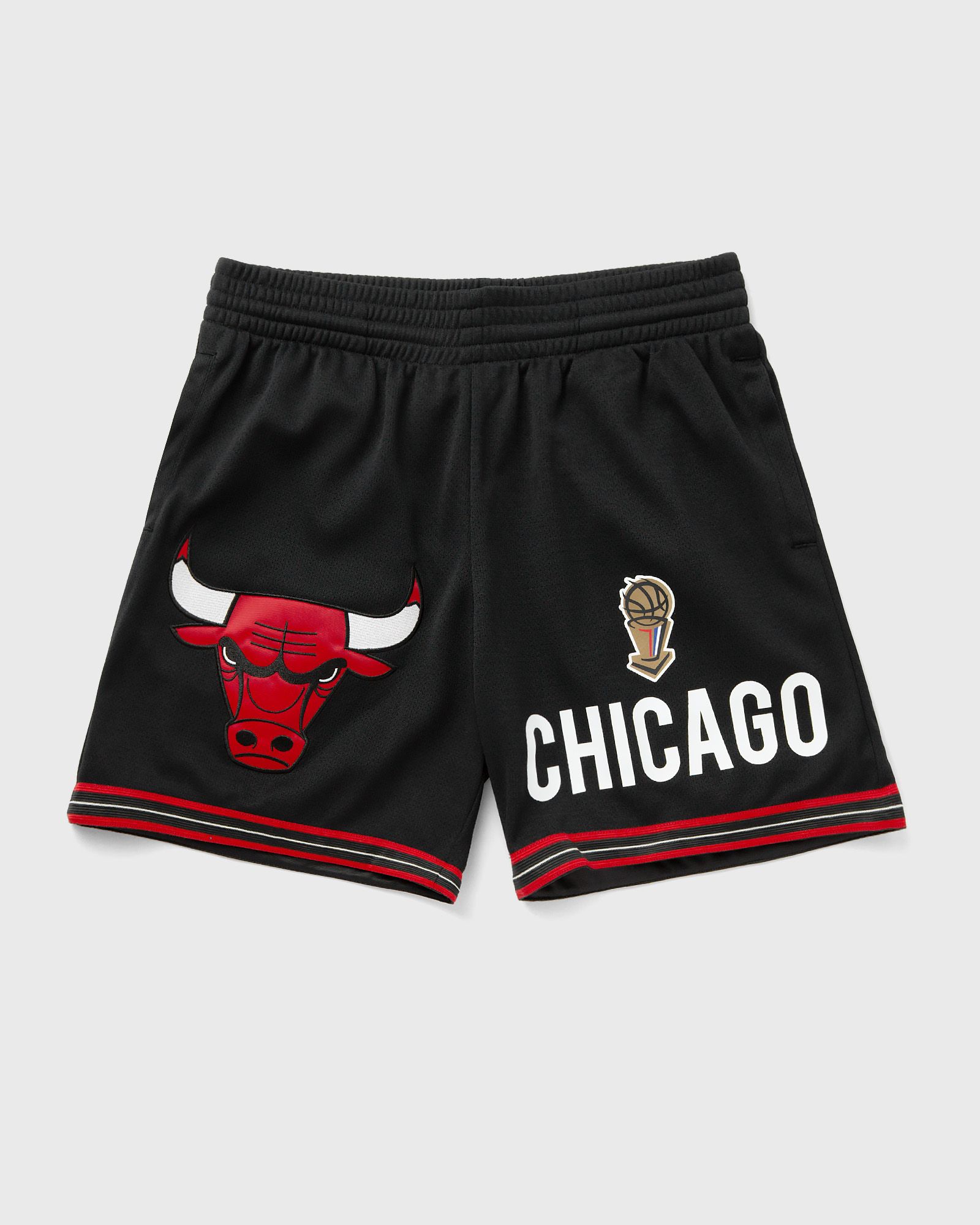 NBA TEAM ORIGINS 7IN MESH SHORTS VINTAGE LOGO CHICAGO BULLS