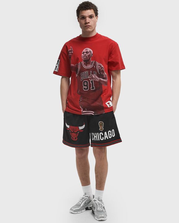 Thumbnail - NBA TEAM ORIGINS 7IN MESH SHORTS VINTAGE LOGO CHICAGO BULLS