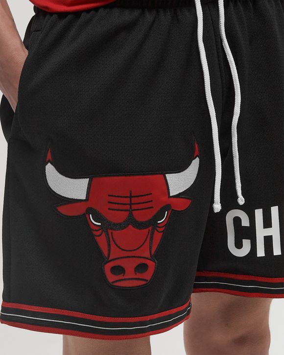 NBA TEAM ORIGINS 7IN MESH SHORTS VINTAGE LOGO CHICAGO BULLS