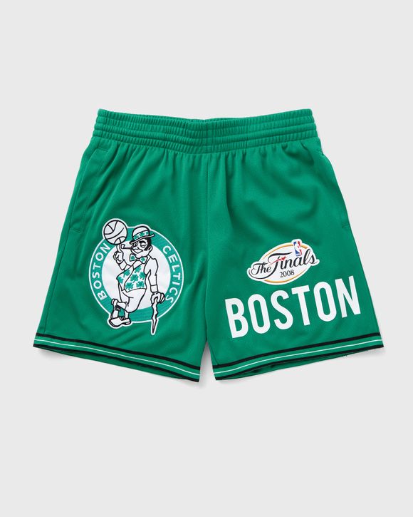 NBA TEAM ORIGINS 7IN MESH SHORTS VINTAGE LOGO BOSTON CELTICS