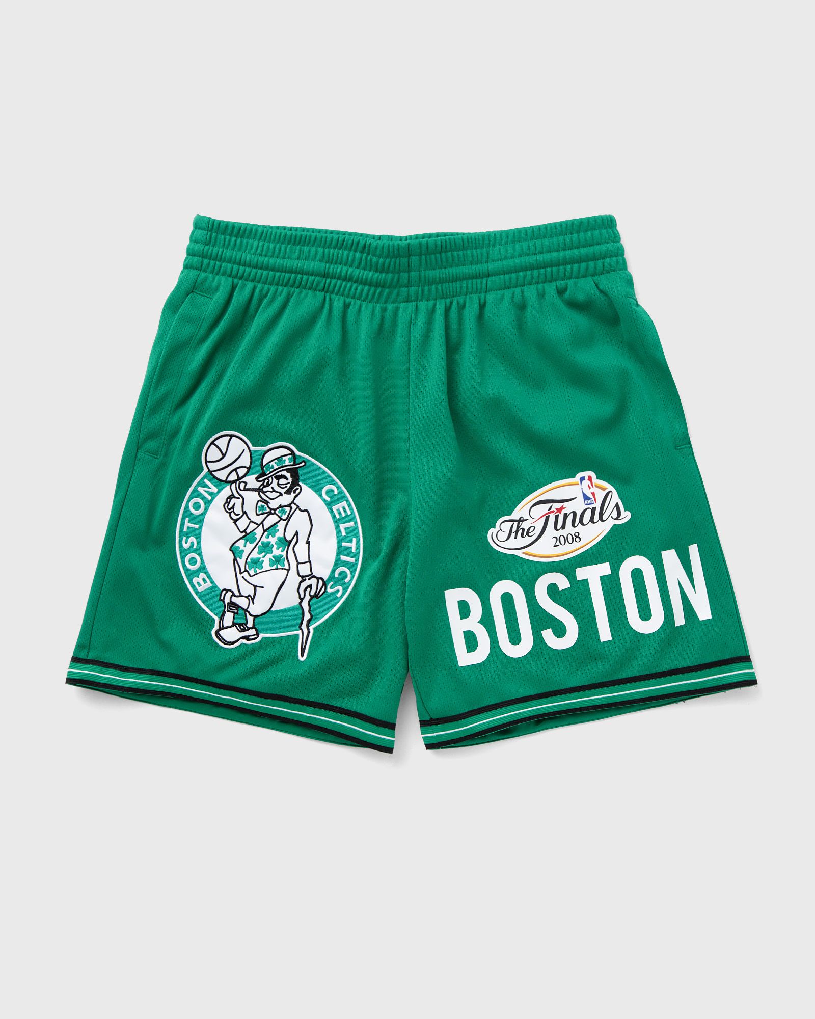 NBA TEAM ORIGINS 7IN MESH SHORTS VINTAGE LOGO BOSTON CELTICS