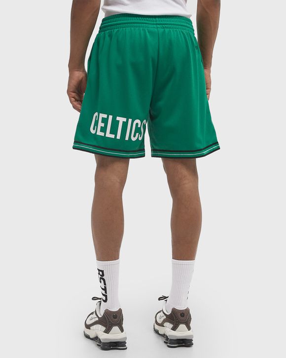 NBA TEAM ORIGINS 7IN MESH SHORTS VINTAGE LOGO BOSTON CELTICS
