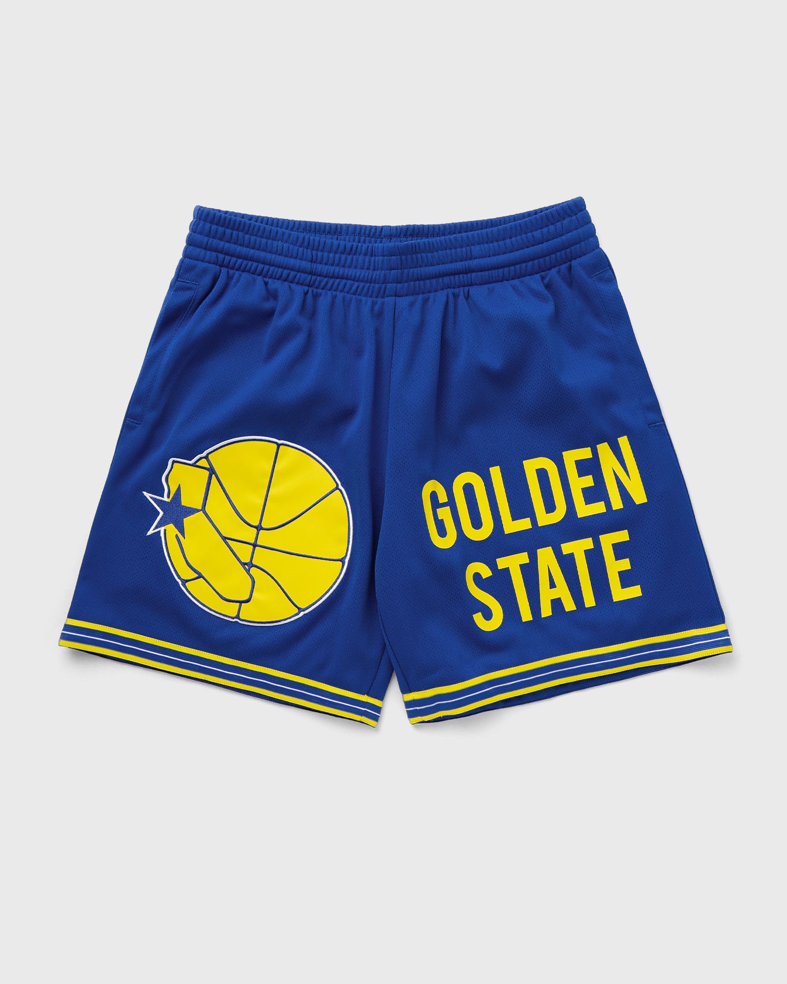 NBA TEAM ORIGINS 7IN MESH SHORTS VINTAGE LOGO GOLDEN STATE WARRIORS