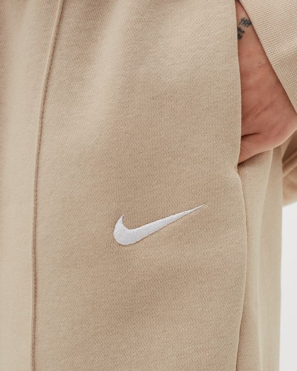 Nike WMNS Fleece Pants White - SANDDRIFT/WHITE