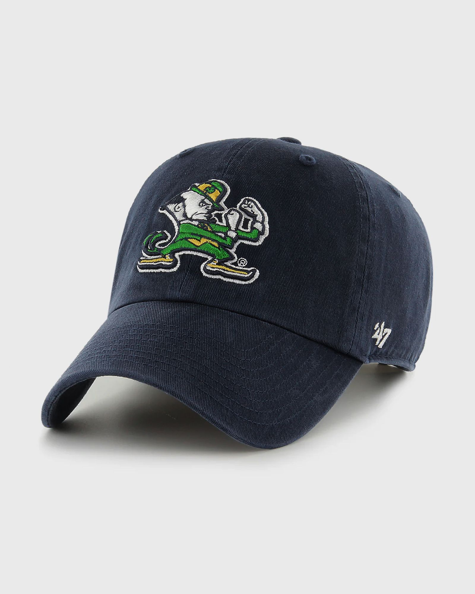 NCAA Notre Dame ’47 CLEAN UP w/No Loop Label