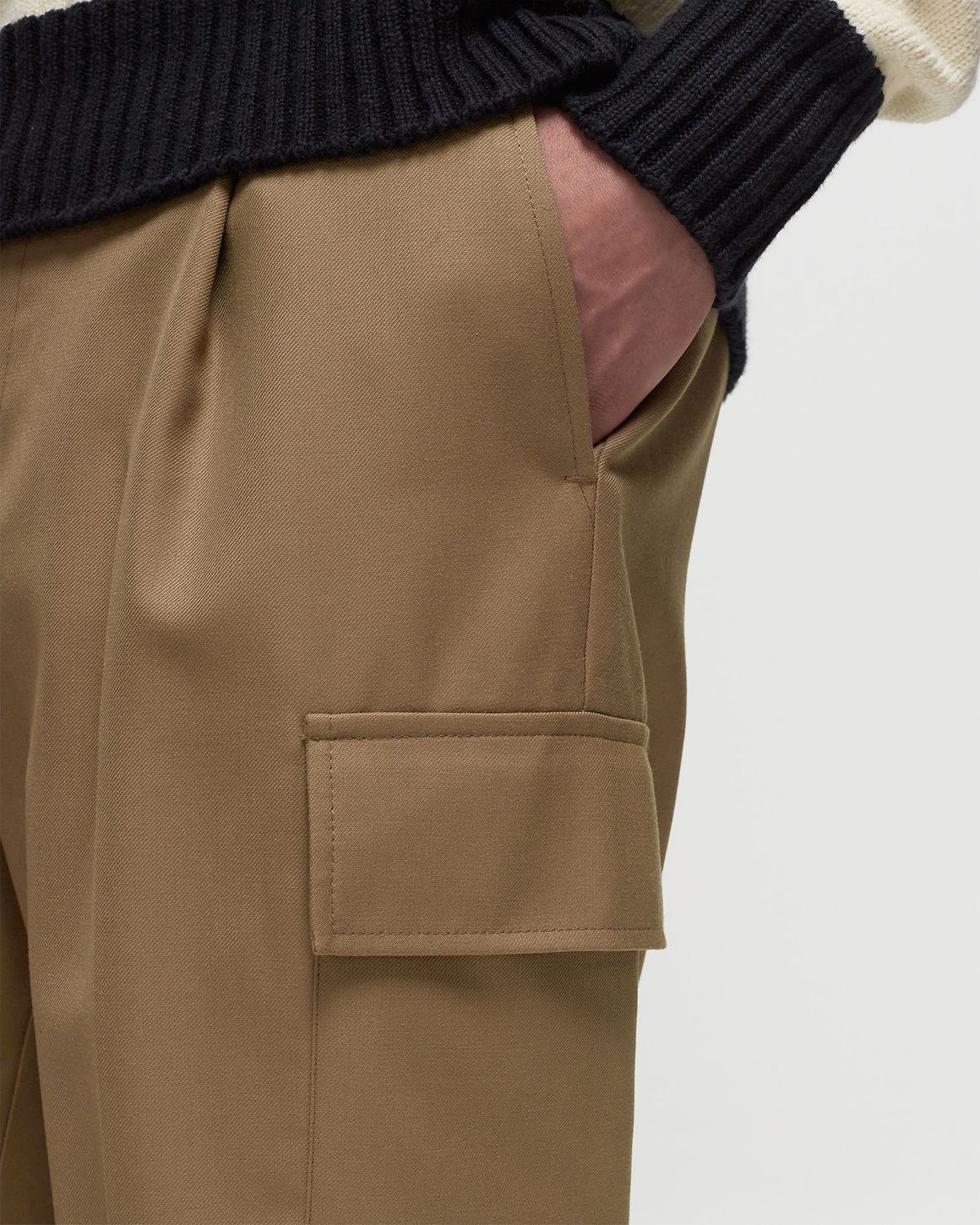 Drôle de Monsieur Le Pant Cargo Flanelle Beige | BSTN Store