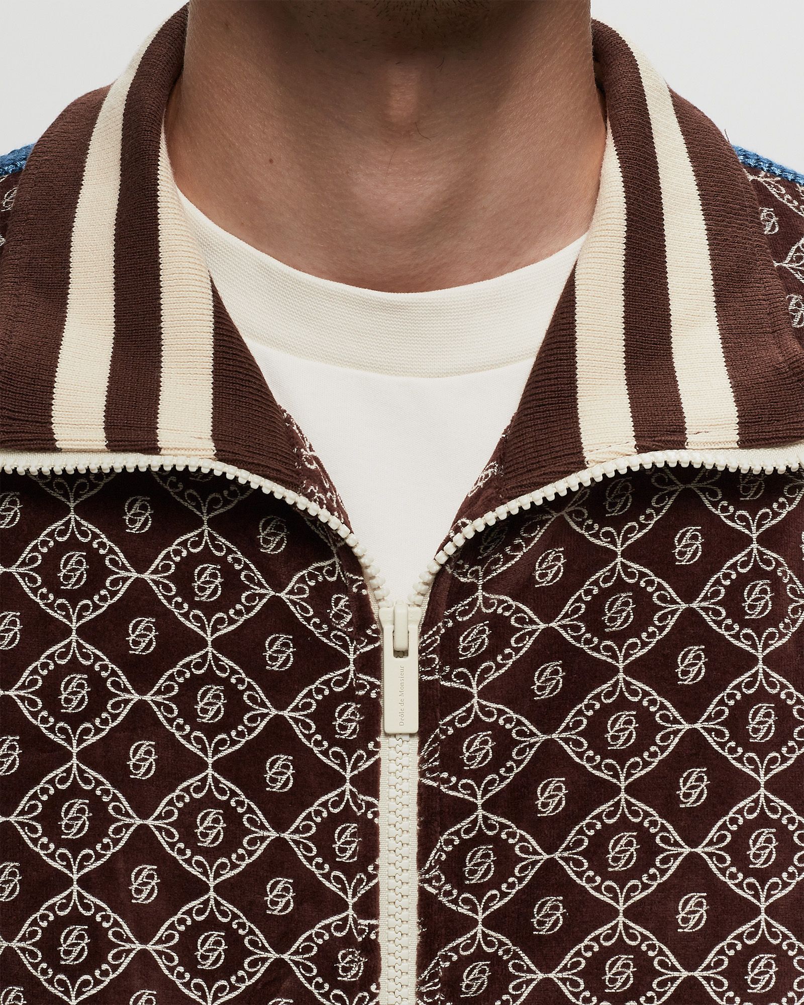 La Veste Survet' Velours Monogramme