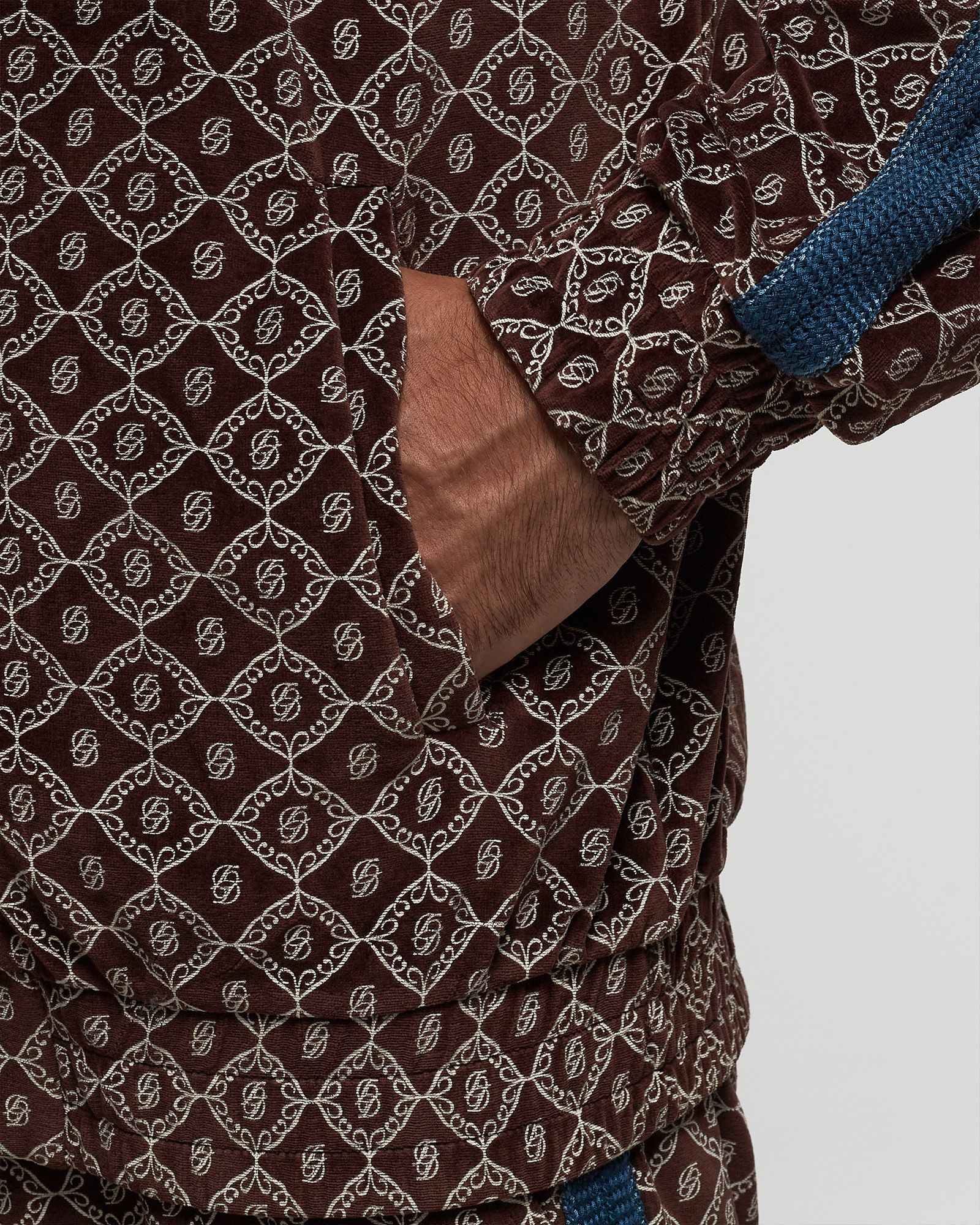 La Veste Survet' Velours Monogramme