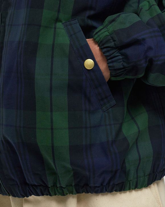 Plaid crest hot sale harrington jacket