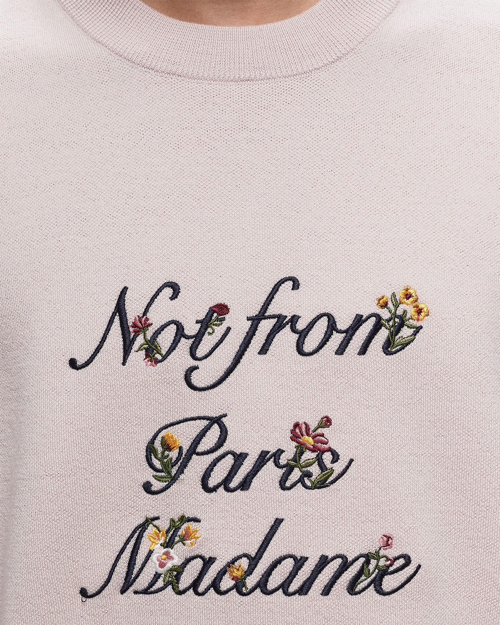 La Sweat Slogan Fleurs