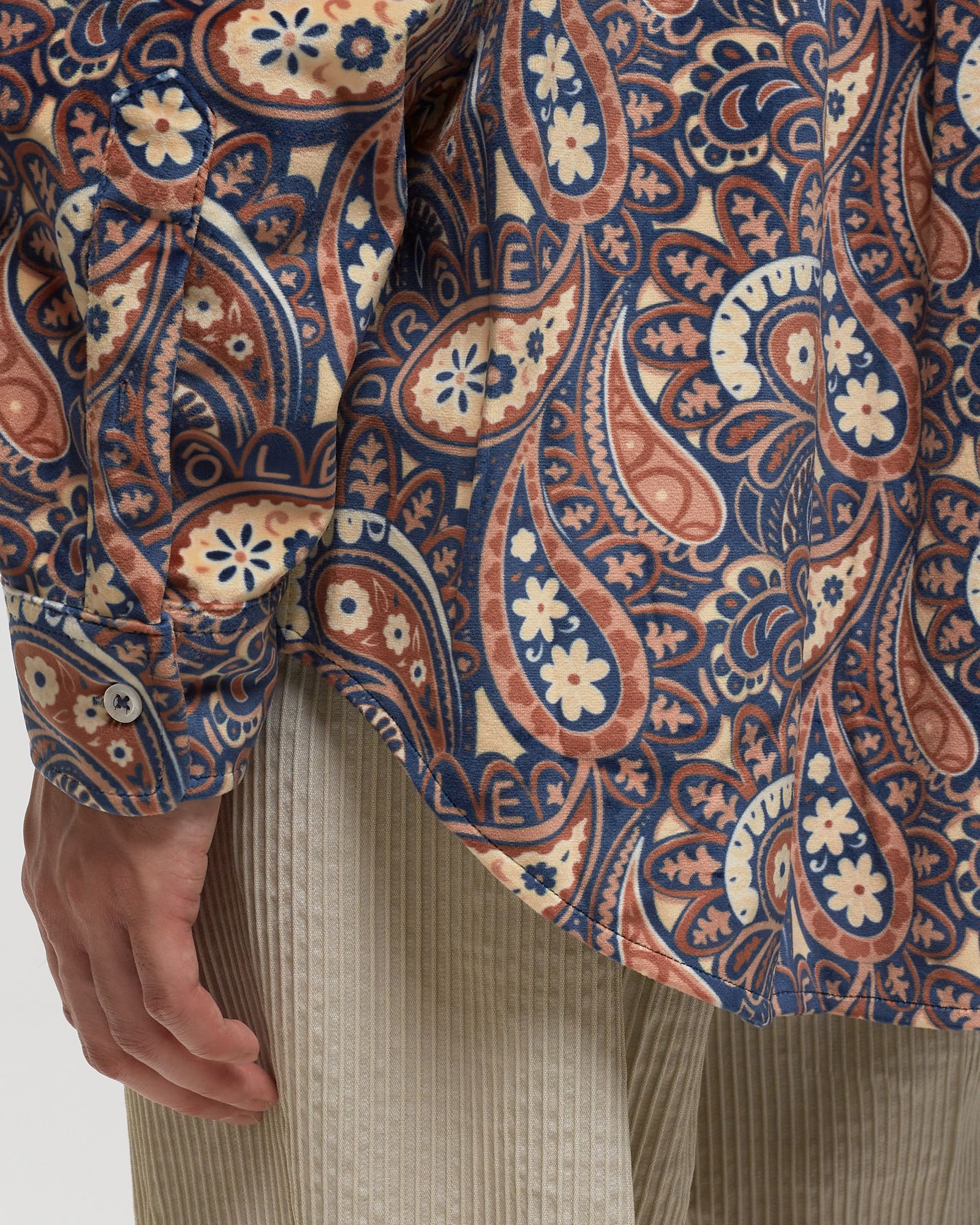 La Shirt Velours Paisley