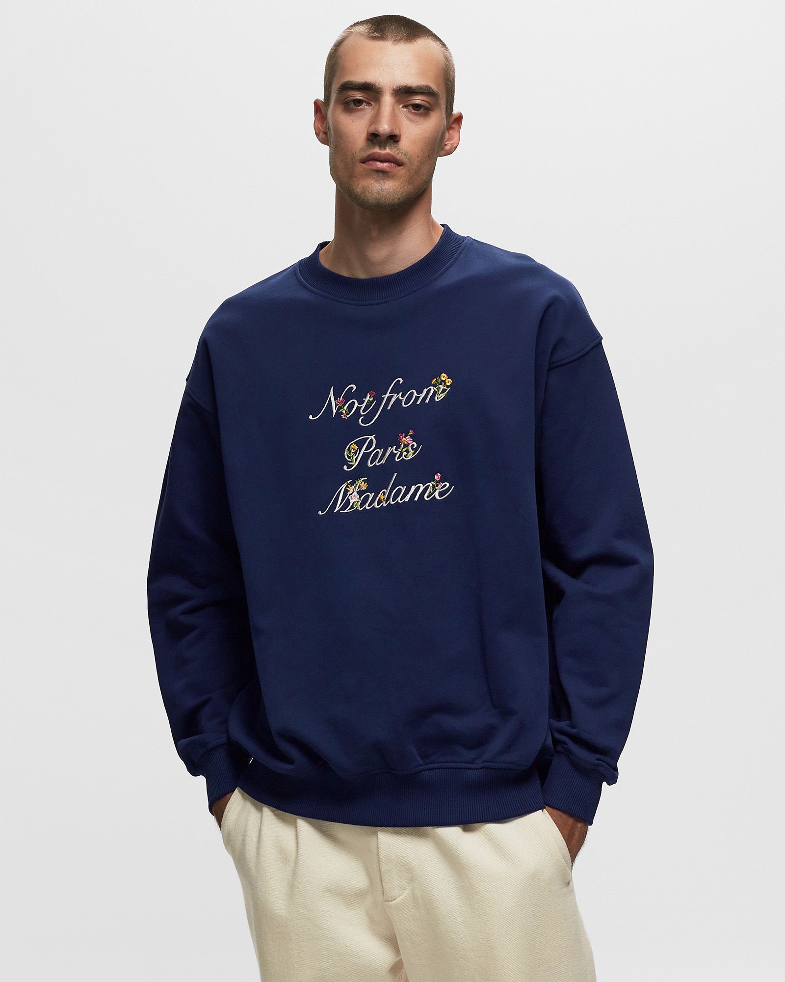 Le Sweat Slogan Fleurs