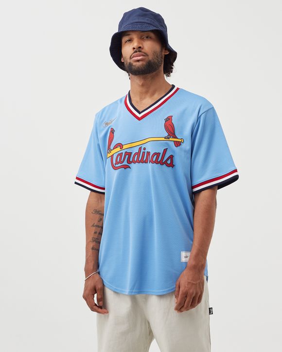 Men's Mitchell & Ness Light Blue St. Louis Cardinals Cooperstown