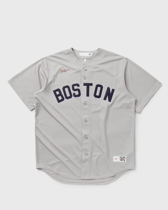 Nike Men's Cooperstown Rewind Splitter (MLB Boston Red Sox) Long-Sleeve T-Shirt in Blue, Size: Large | NMMH11L8BRS-0M1