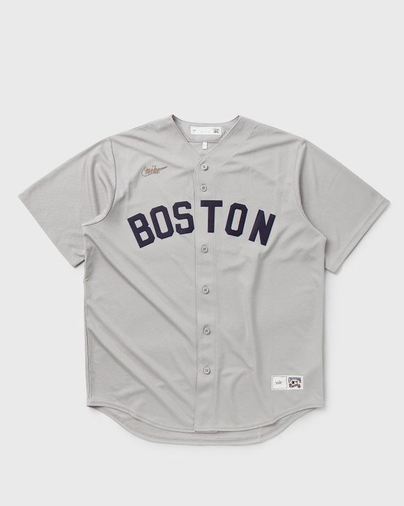 Boston Red Sox NIKE Grey ROAD Carl Yastrzemski #8 Jersey