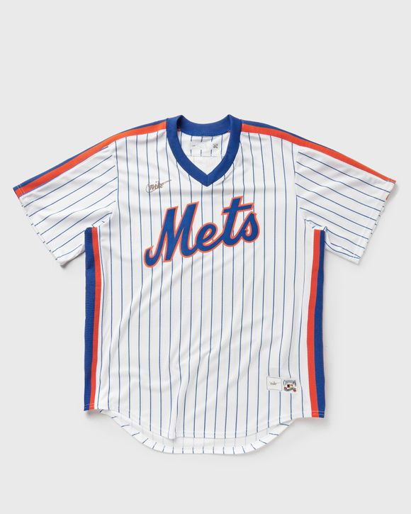 MLB New York Mets Boys' White Pinstripe Pullover Jersey - XS