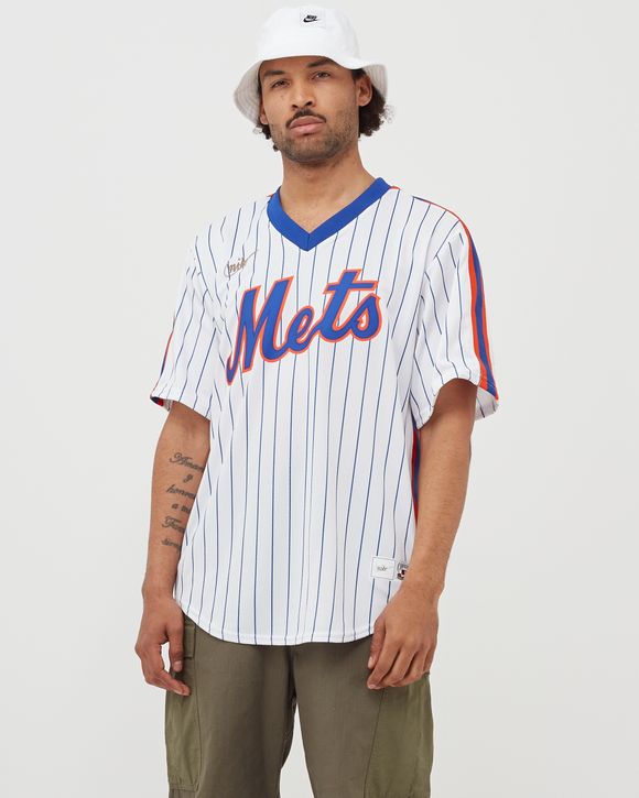 Nike MLB New York Mets Official Cooperstown Jersey White - White - Bright  Royal Pinstripe