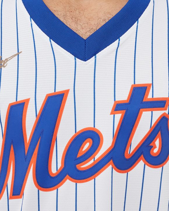 Nike MLB New York Mets Official Cooperstown Jersey White - White - Bright  Royal Pinstripe