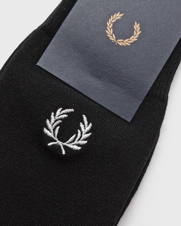 Fred Perry CLASSIC LAUREL WREATH SOCK Black | BSTN Store