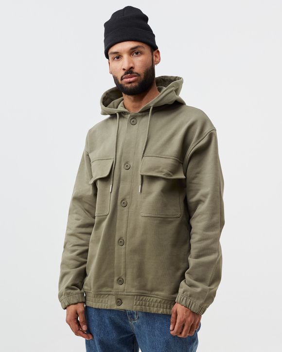 hooded sweat jacket