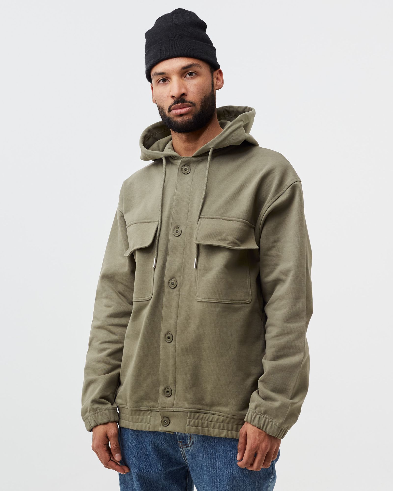 hooded sweat jacket