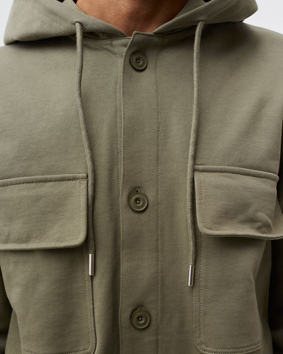 hooded sweat jacket