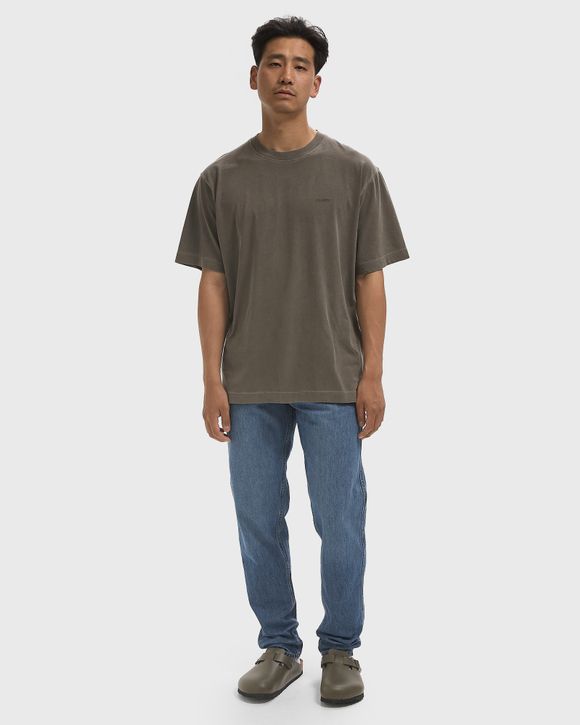 関税込み【  Jeans】large photo logo t-shirt Embroidered Monogram Logo T-Shirt | Calvin Klein