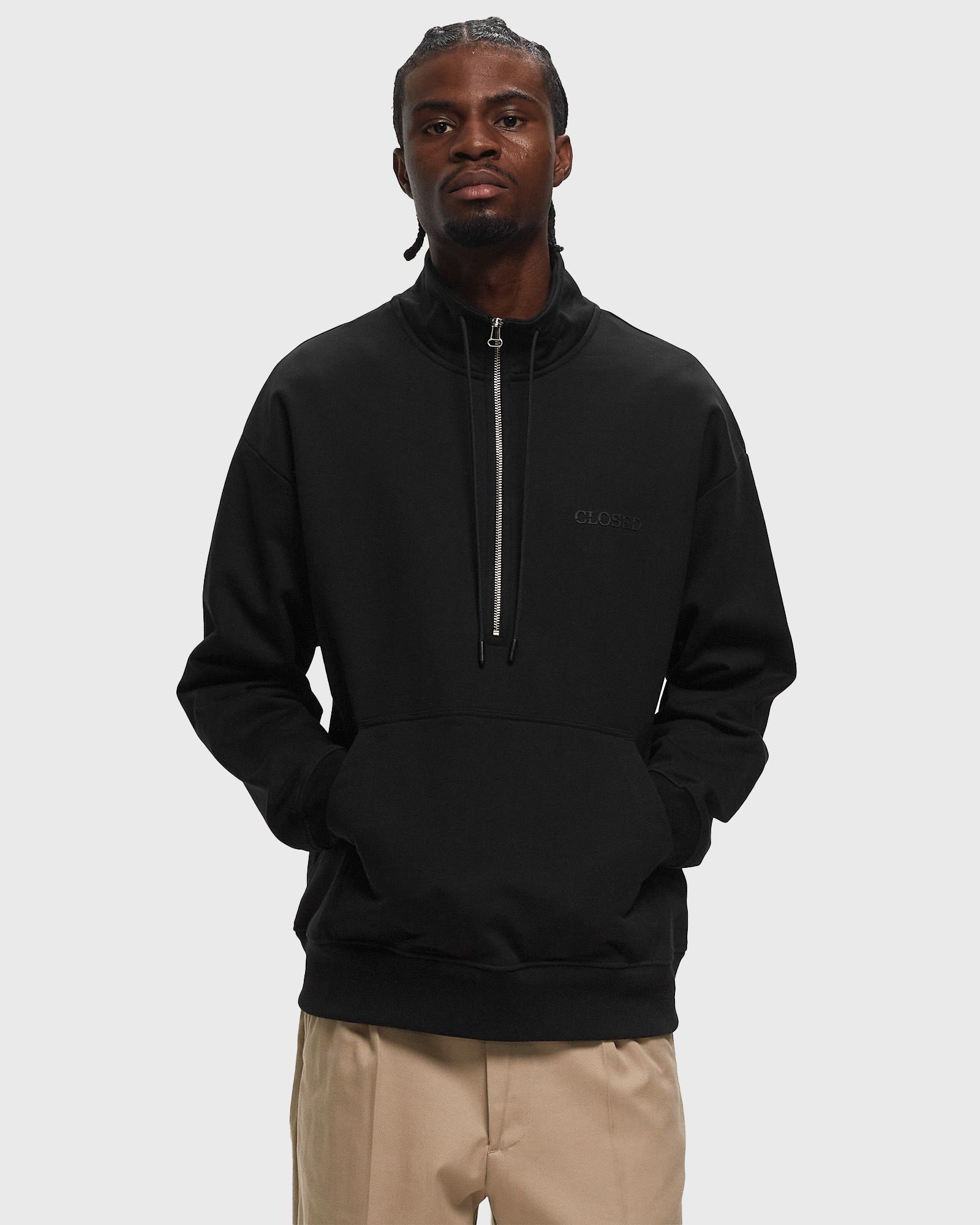 HALF ZIP SWEAT