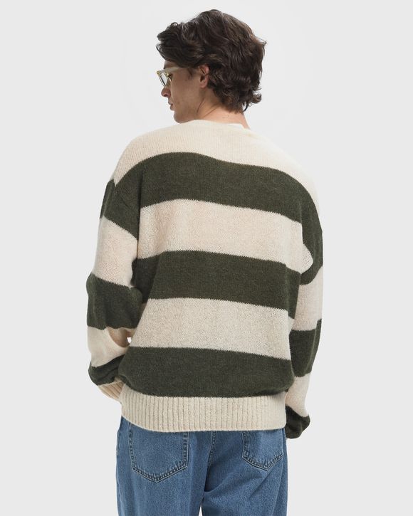 CLOSED STRIPE CREWNECK JUMPER Green | BSTN Store