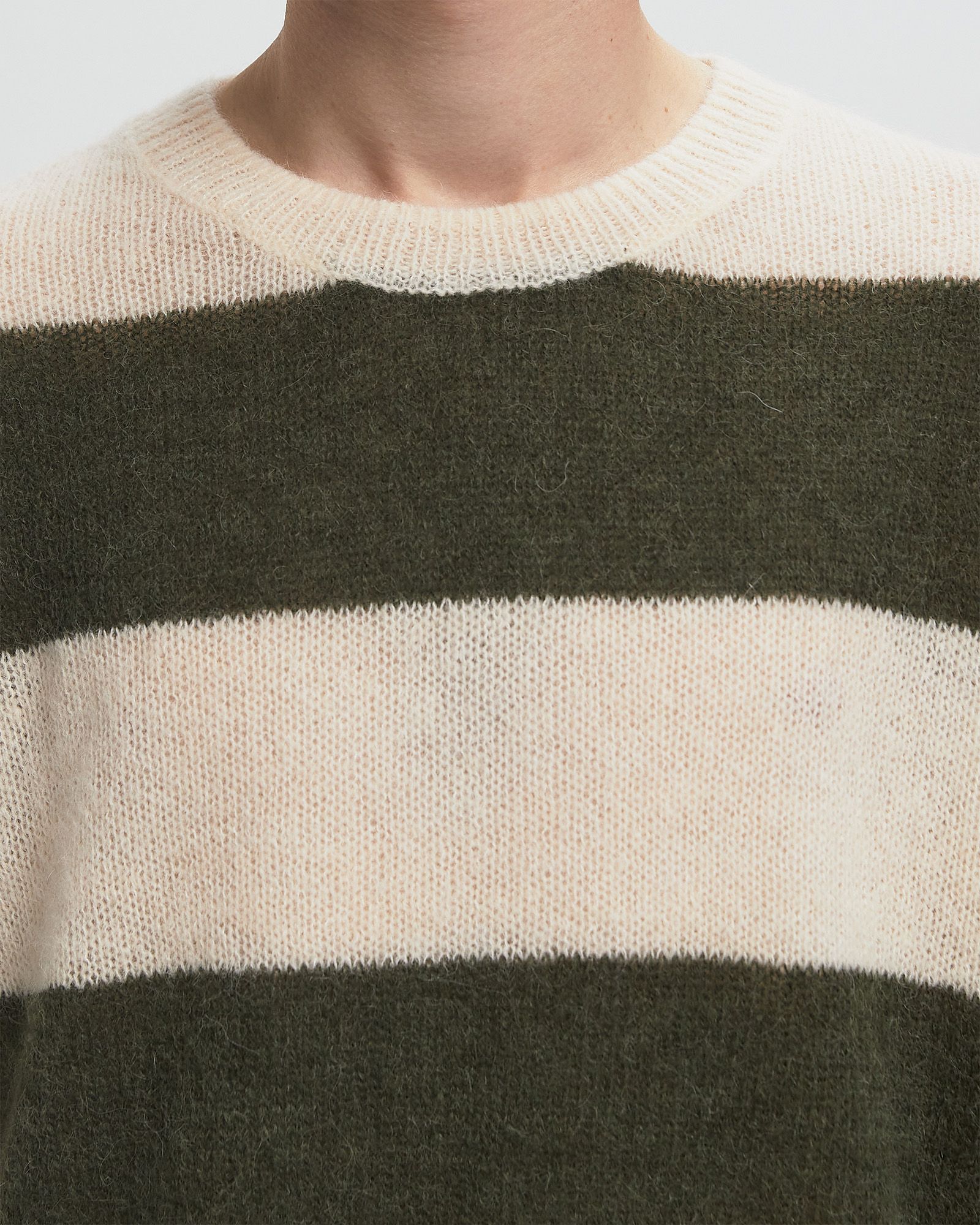 STRIPE CREWNECK JUMPER