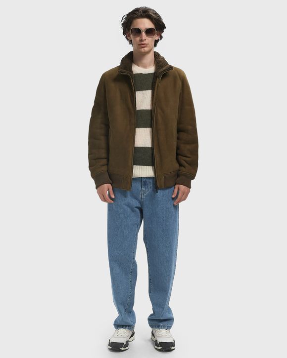 CLOSED SHEARLING JACKET Green | BSTN Store