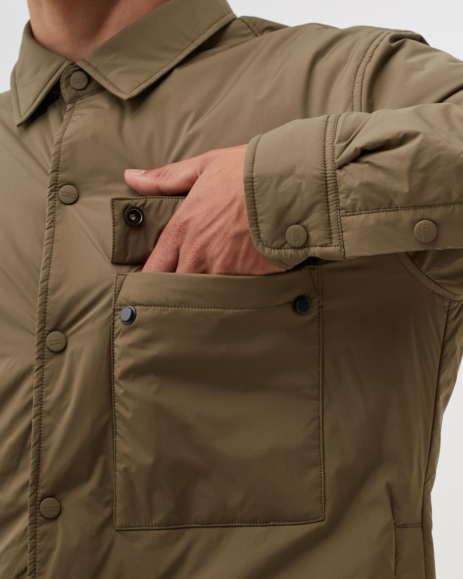 PADDED SHIRT JACKET