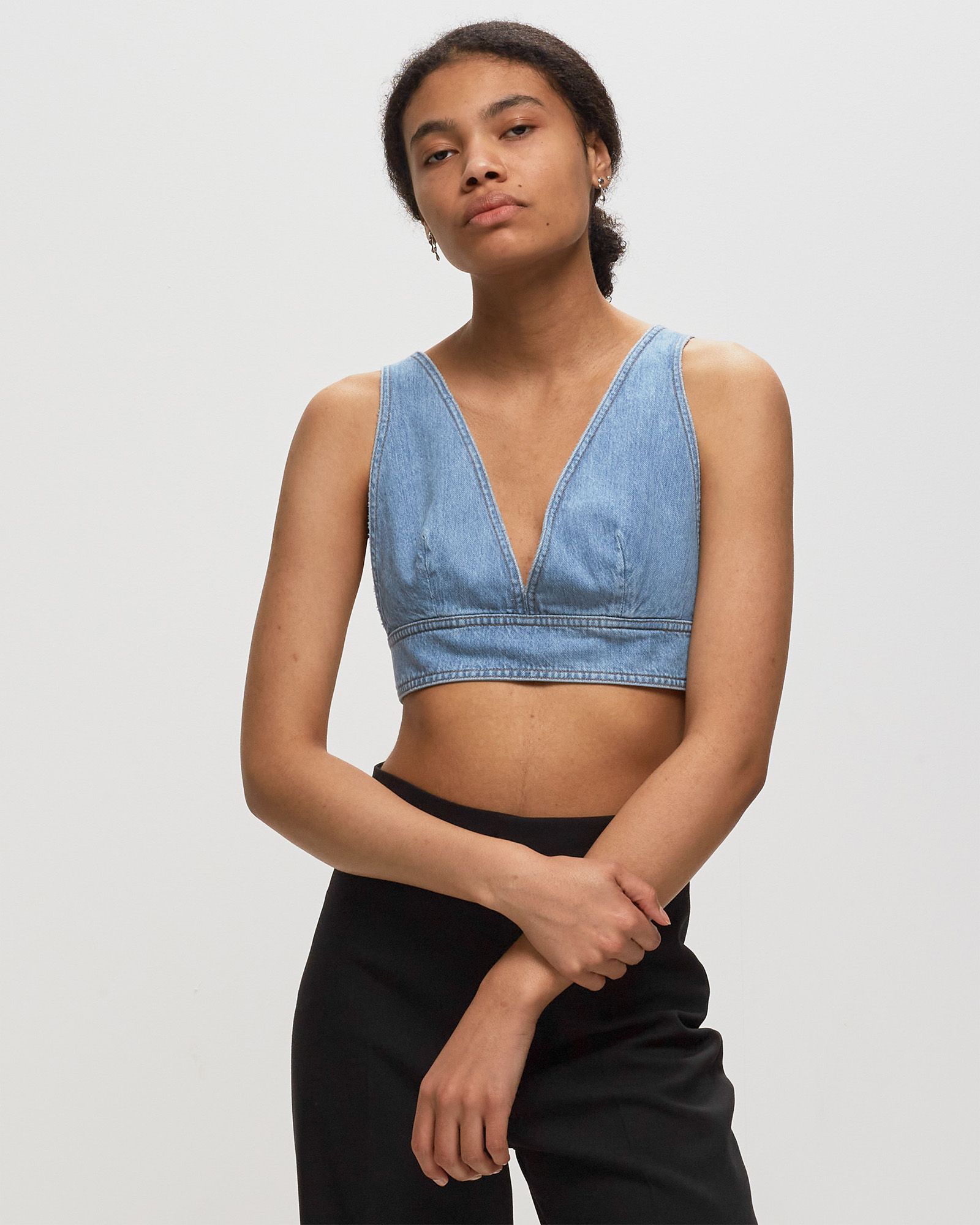 DENIM BRA